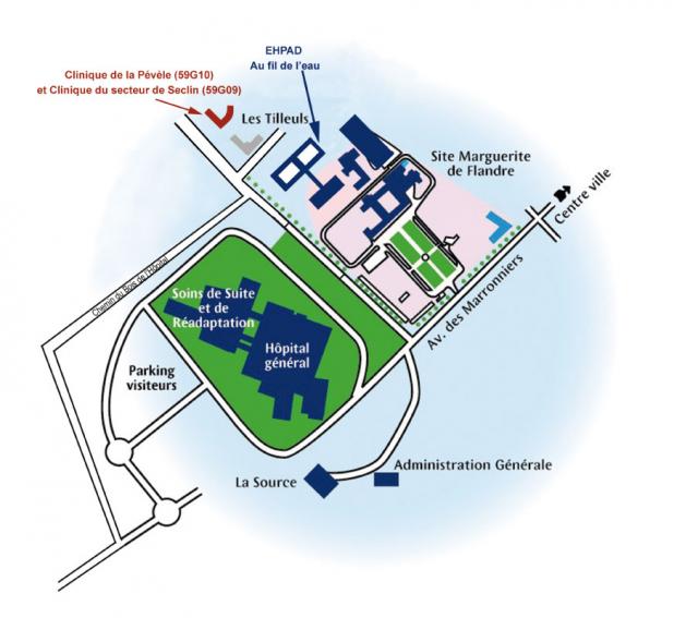 Plan du site de Seclin
