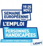 Logo Semaine européenne pour l'emploi de personnes handicapées