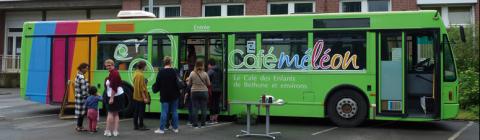 A Armentières, ateliers au Caféméléon, bus nomade, culturel et éco-citoyen